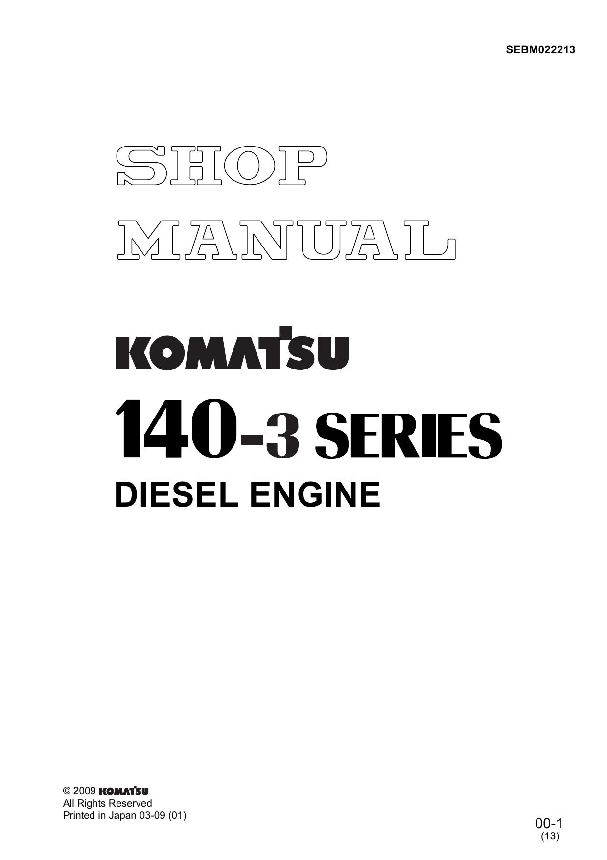 140-3 Shop Manual